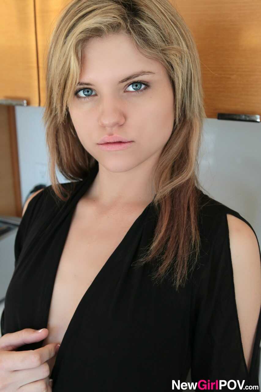 Young blonde Scarlett is the cutest thing as she changes her lingerie choices in a sexy thong and shows off her beautiful ...