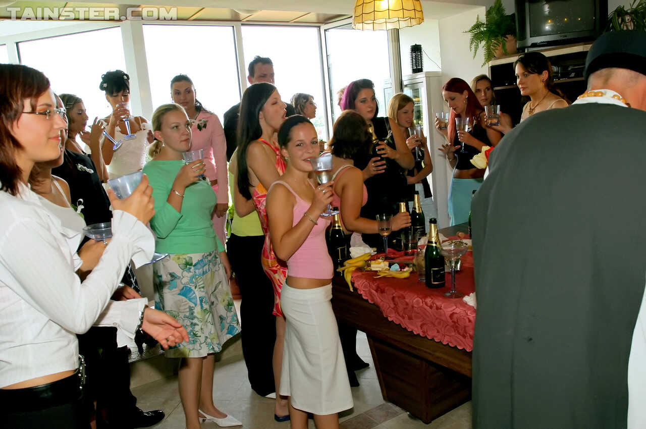 Bondage-Obsessed Swingers Get Tied Up for Group Sex at Their Wedding Reception - 