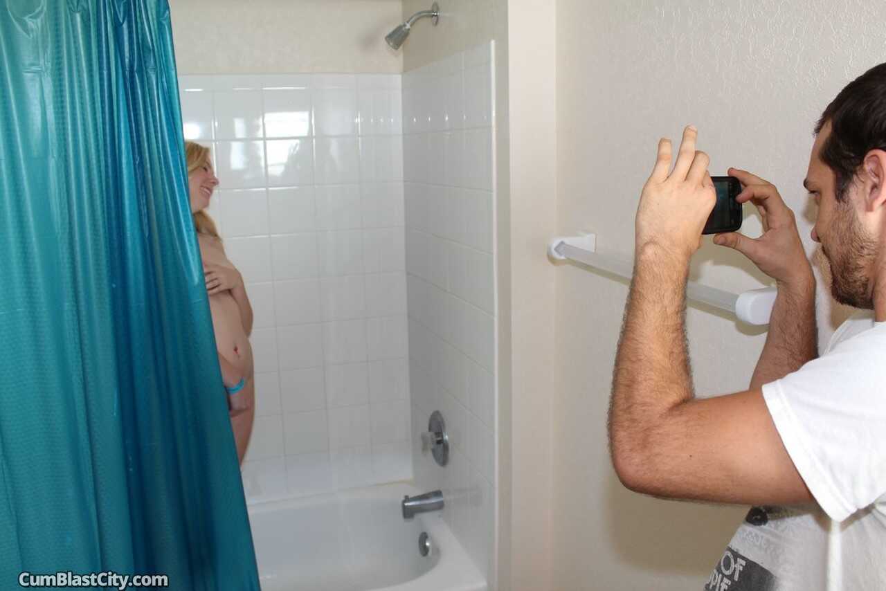 Sunny Marie's Slippery Shower Handjob: A Young Blonde's Tugjob & Tongue Action With Her Boyfriend - Sunny Marie