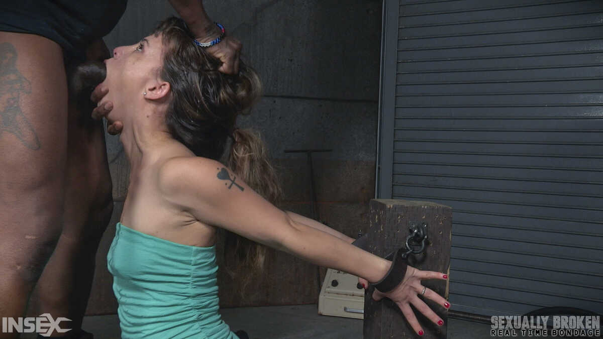 Unleashed Beast: Devilynne's Restrained Screams of Pleasure as She's Ravaged by a Huge Black Cock in BDSM Deepth...