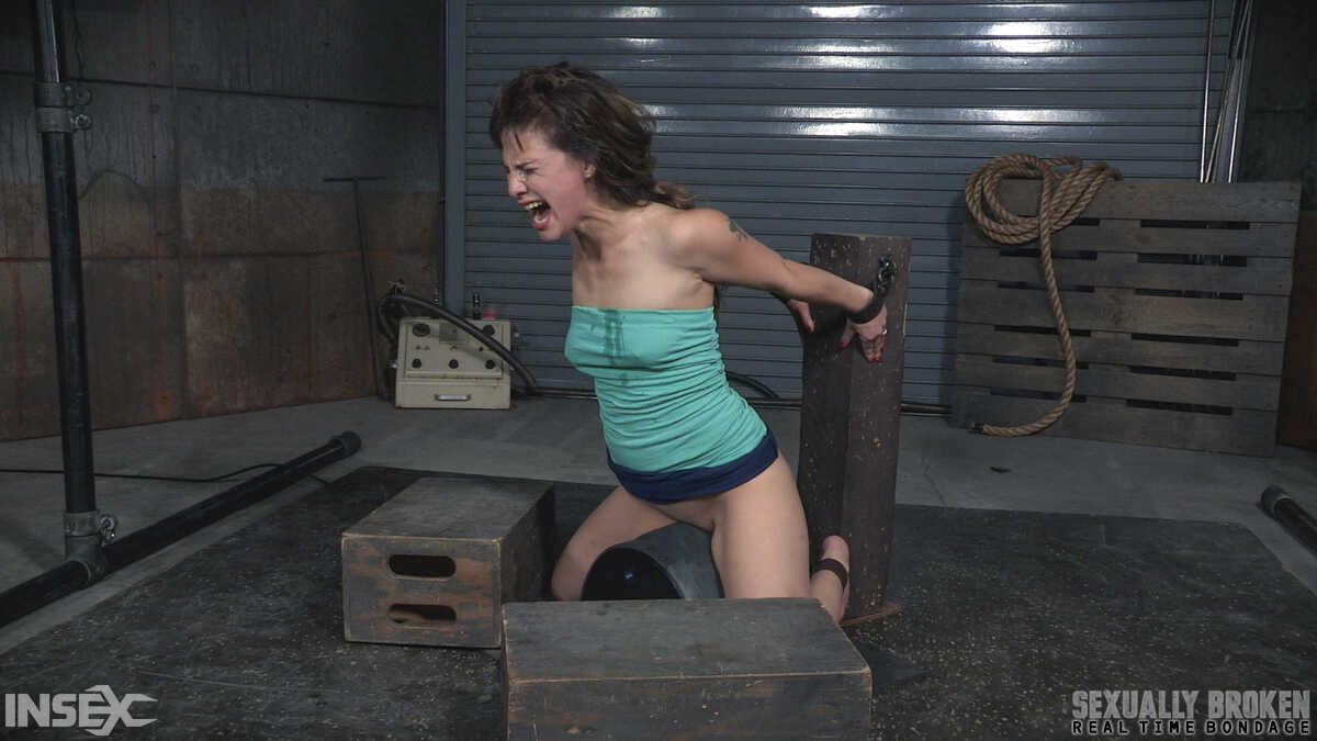 Unleashed Beast: Devilynne's Restrained Screams of Pleasure as She's Ravaged by a Huge Black Cock in BDSM Deepth...