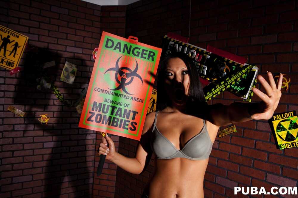 Asa Akira's Zombie Frenzy: The Hottest Asian MILF Lingerie Cosplay Adventure Ever! - Asa Akira