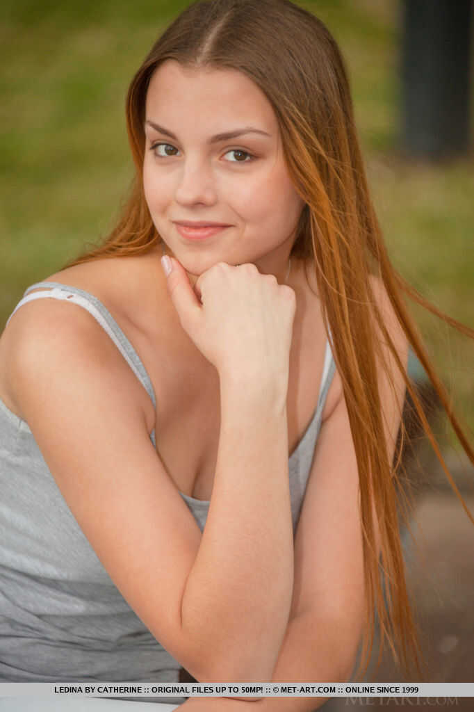 Ledina’s Red Glam Shoot in the Parking Lot