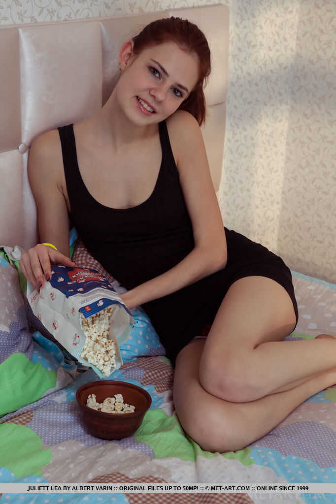 Teen Sensation Juliett Lea's Tight Redhead Pussy is Finally Unleashed in Naughty Close-up Action! - Juliett Lea