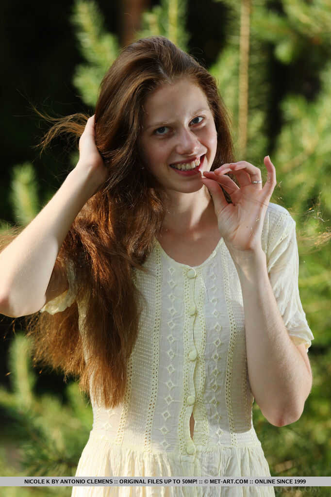 Pale Girl in the Woods: Nicole K's Secret Nude Adventure Explore more of Nicole K's nude adventures on our site!...