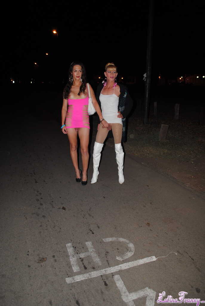 Latina Tranny fucked hard on the beach with her shemale lover Nicole Montero, while naked XXX. - Nicole Montero
