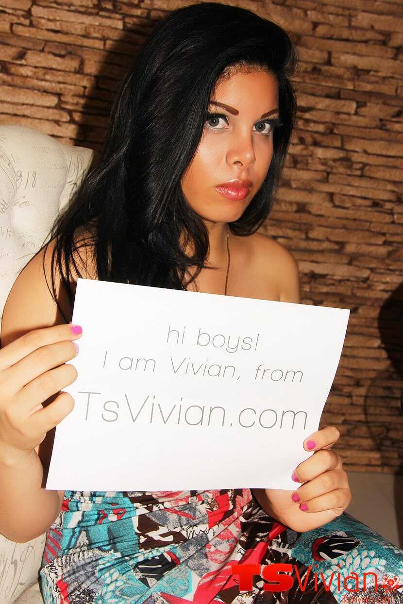 TS Vivian's Latina Adventure: A Night of Passion with a Horny Shemale