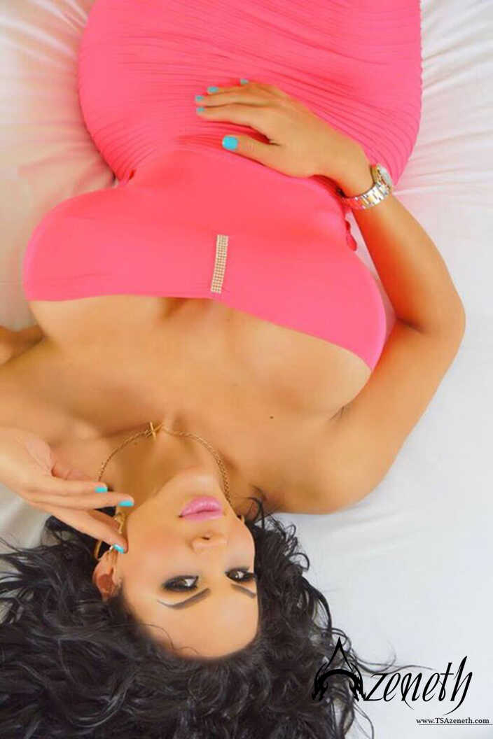 TS Azeneth's Official Skirt-Lifting Show: The Latina Shemale with the Biggest Tits! - Ts Azeneth