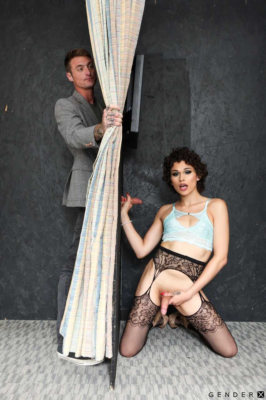 Dane Stewart's Gender X Adventure with D Arclyte A XXX Parody  Shemale Stockings and Bareback Fun with Alisia Rae  Da...