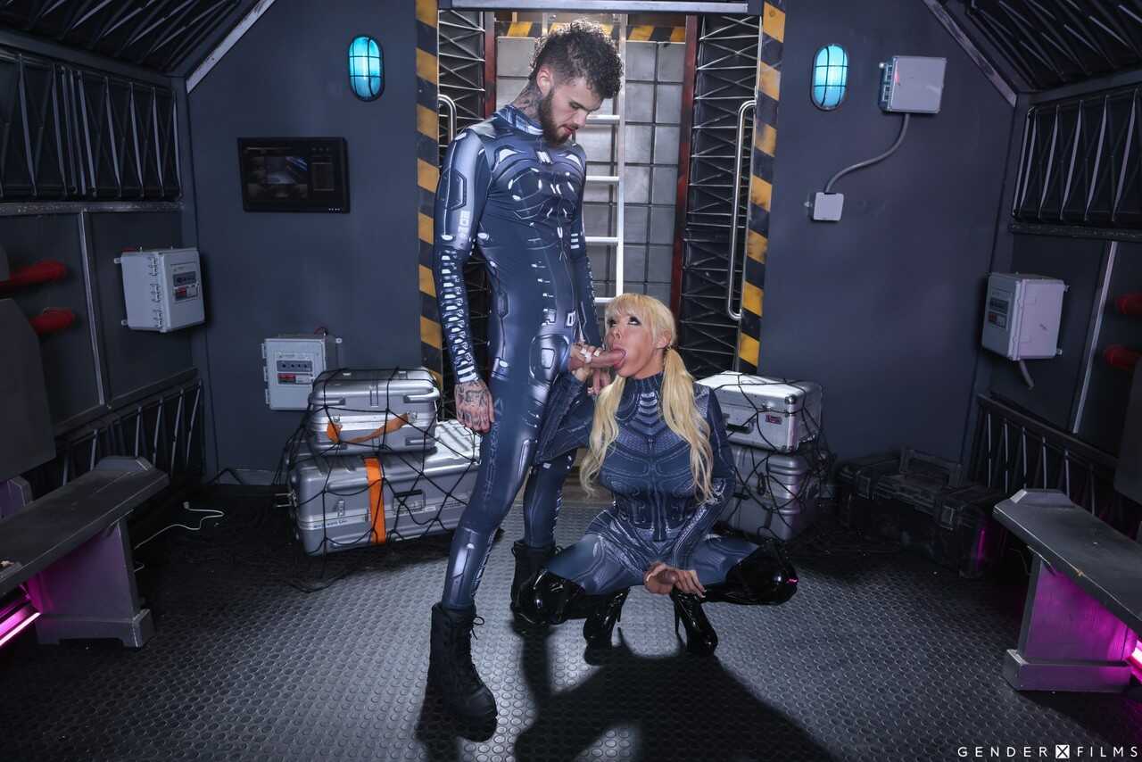 Brittney Kade's Shemale MILF Fuck Show in Gender X Films with Hatler Gurius Hot Pics! - Brittney Kade