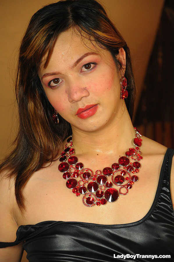 Tiny Transsexual Dick Slips Out of Lingerie: A Ladyboy Tranny's Naked Porn Adventure - 