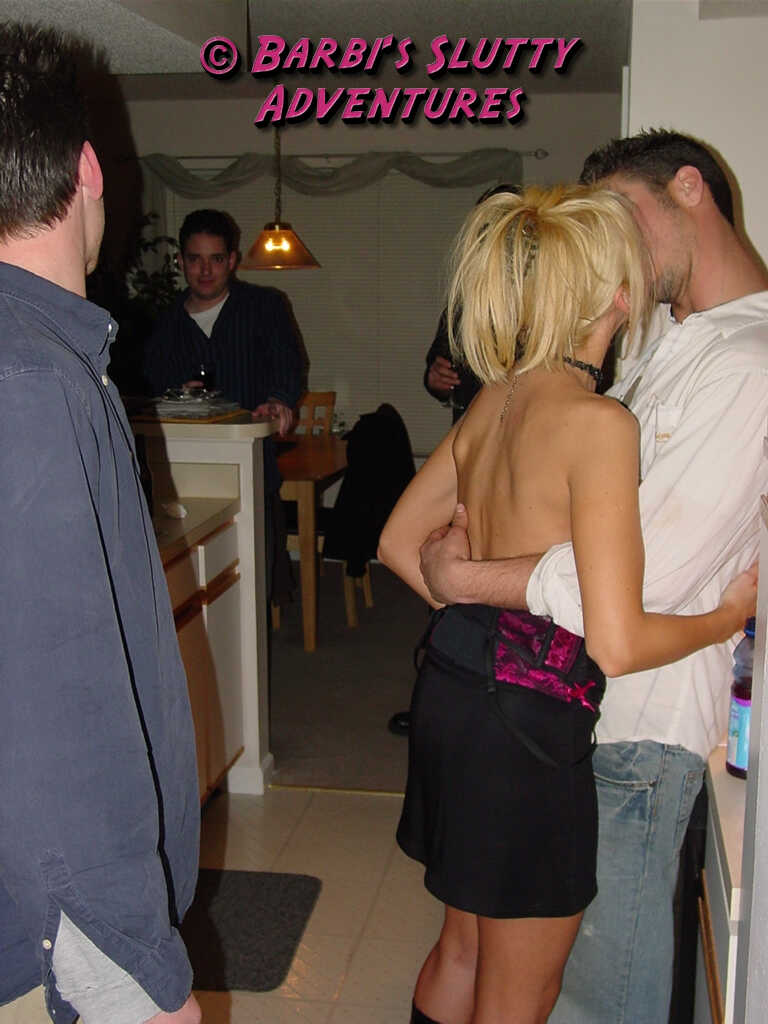 Barbi Sinclair's Very Slutty Blonde MILF Gangbang with Hairy MILF and Beautiful Mom Threesome at College Groove Party...