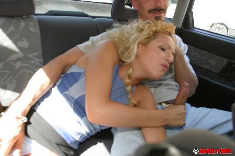 Jacqueline Stone's Curly Blonde European Adventure Erotic Threesome and Cum Swapping with Two Stiff Cocks on the Back...