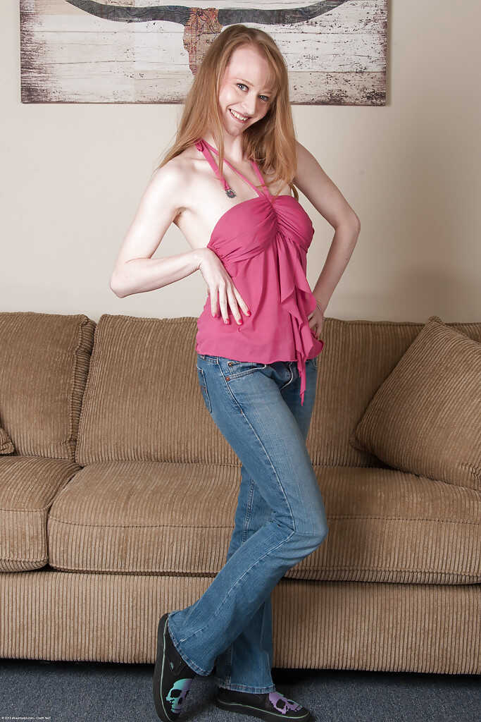 Naughty pale milf Natalia spreading her two alluring holes wide open for the camera - Natalia