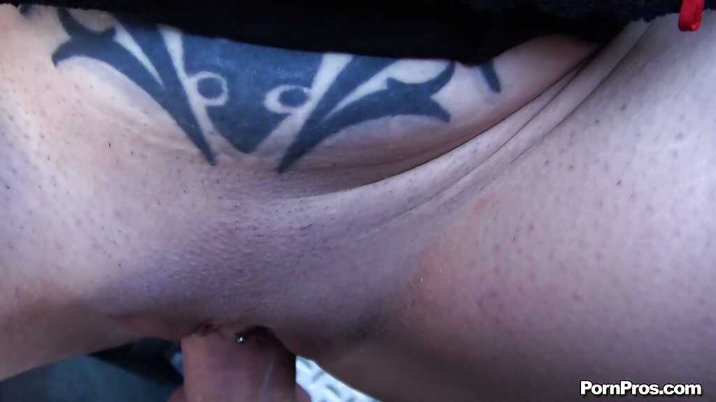 Larkin Love's Pierced Pussy Gets Nailed by a Huge Pecker as She Swallows His Cum in Her Mouth - Larkin Love