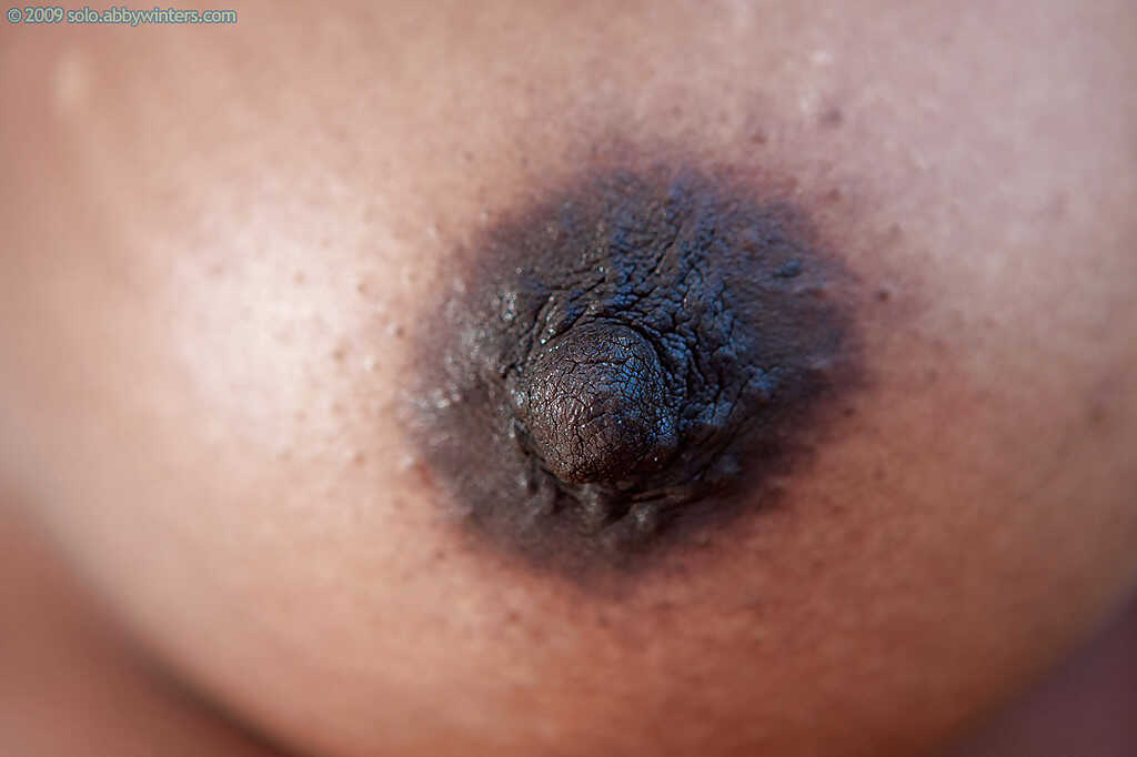 Black Manuela Flashing Her Natural Tits and Hairy Slit in the Great Outdoors! - Manuela