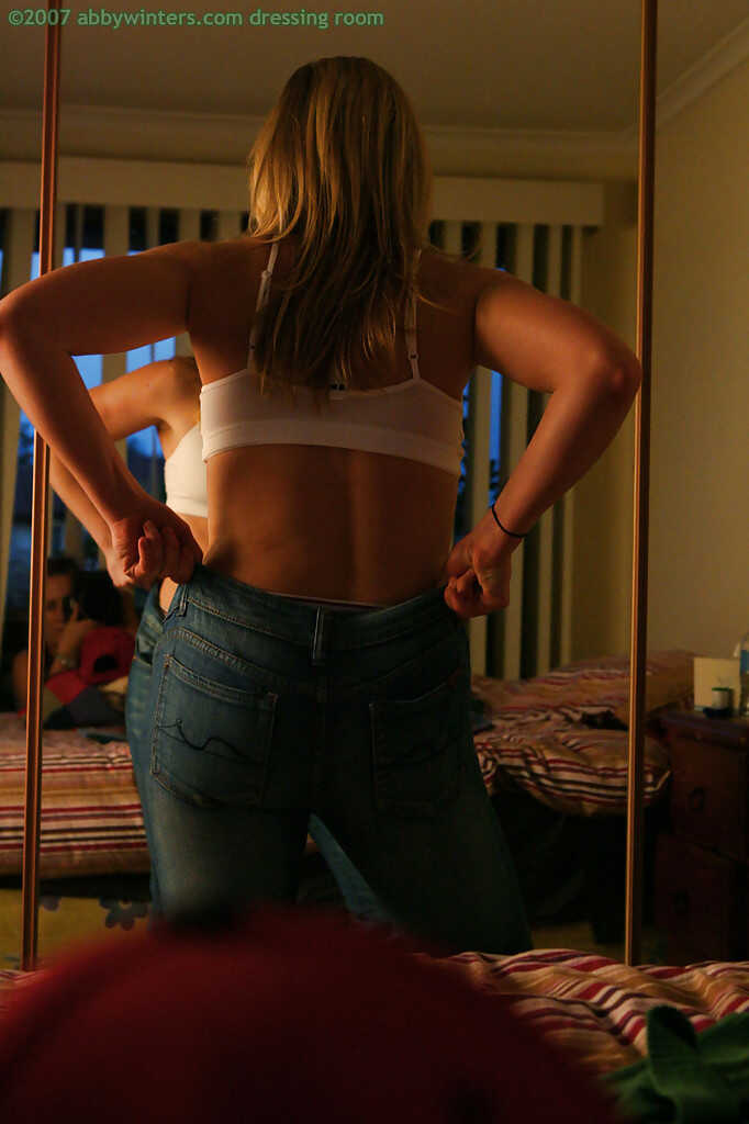 Sneaky Blonde Ceecee Tugs Her Panties Up High, Revealing Her Sexy Ass Crack - Ceecee