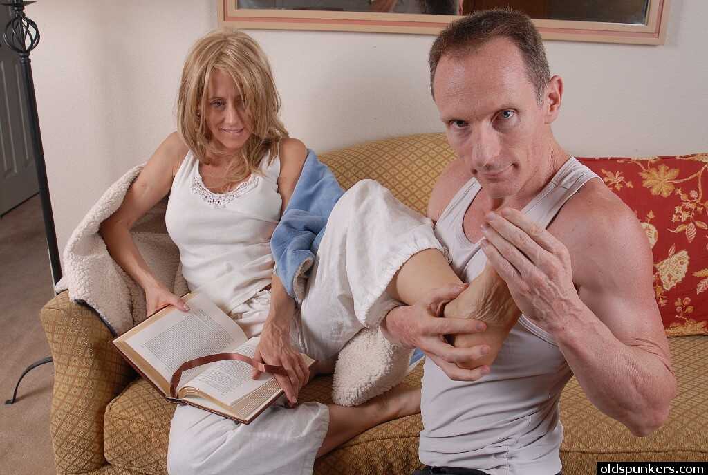 Charlotte's Anal Revenge An Older Blonde Lady Takes an External Cumshot on Her Butt - Charlotte