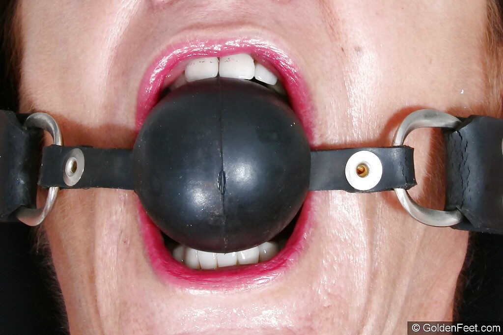 Lady Sarah's Wet and Wild Euro Squirting Fetish Photoshoot with a Ball Gagged and Meaty Pussy! - Lady Sarah