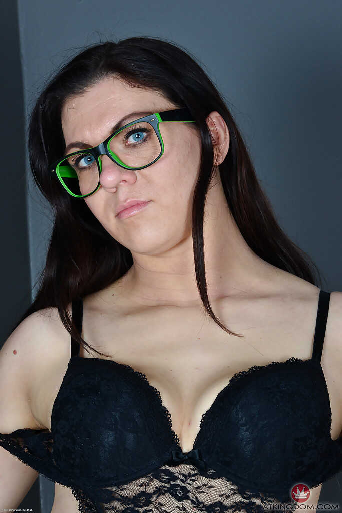 Corazon Del Angel's Hairy Mature Twat Revealing Her Clit Underneath Glasses - Corazon Del Angel