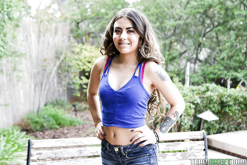 Amateur Latina Amina Allure strips off her tight panties and shorts to reveal her huge ass in this freeing video! - Amina ...