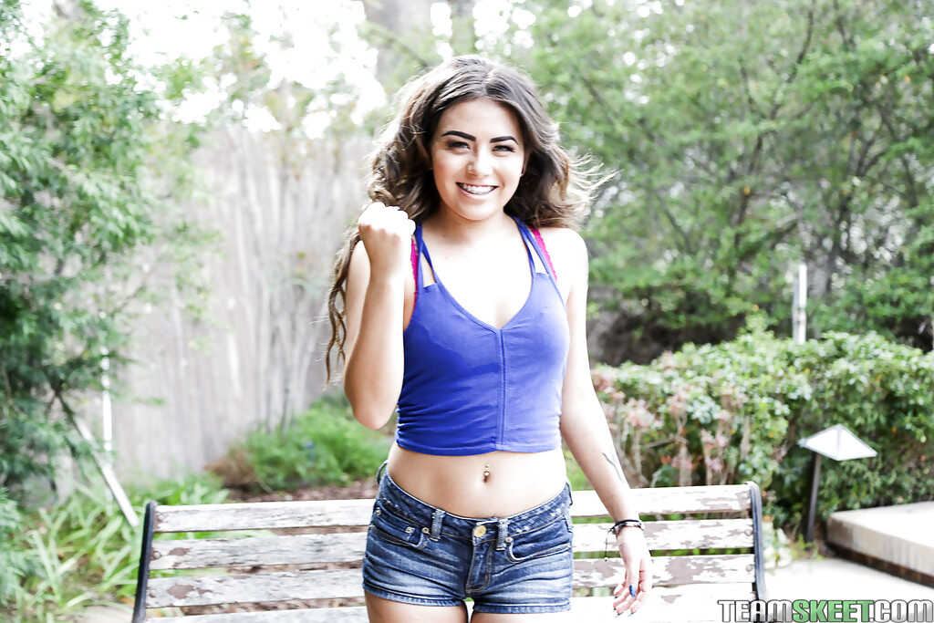 Amateur Latina Amina Allure strips off her tight panties and shorts to reveal her huge ass in this freeing video! - Amina ...