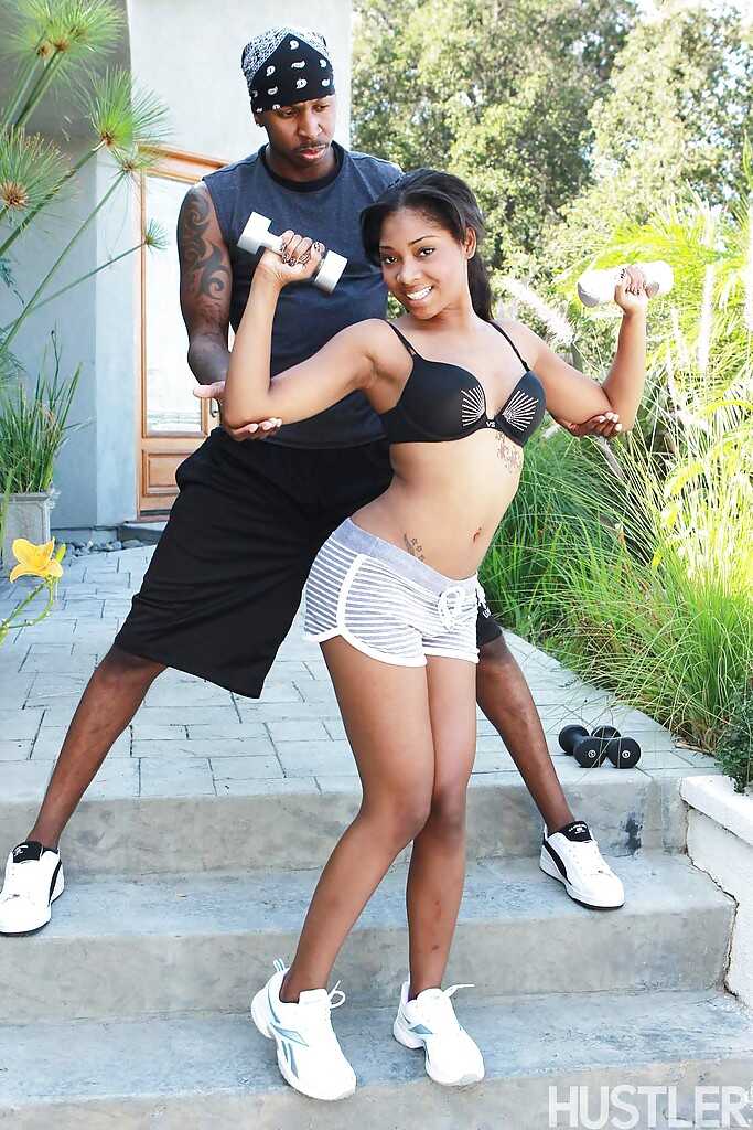 Black Tiffan Sucks and Fucks a Big Dicked Ebony Goddess - Tiffan Monroe
