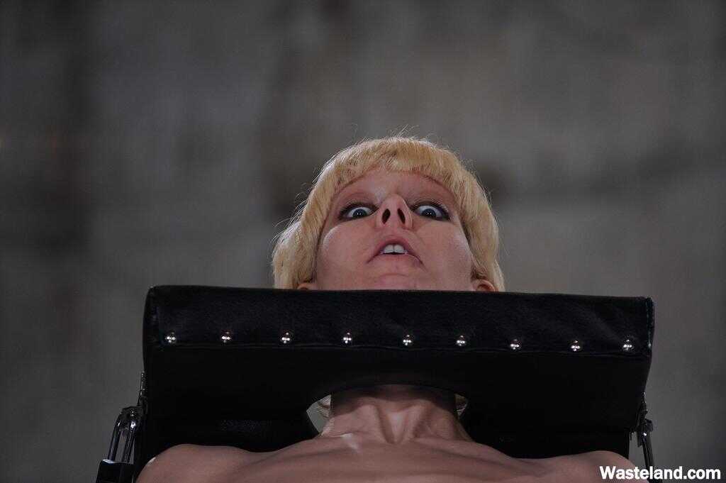 Mistress Irony's Hot Wax Torture of a Bound Blonde Lesbian with Hairy Redhead Pussy - Mistress Irony