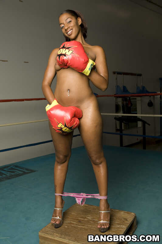 Black MILF in the Boxing Ring: A Knockout Bottom Showdown! - Ms Juicy