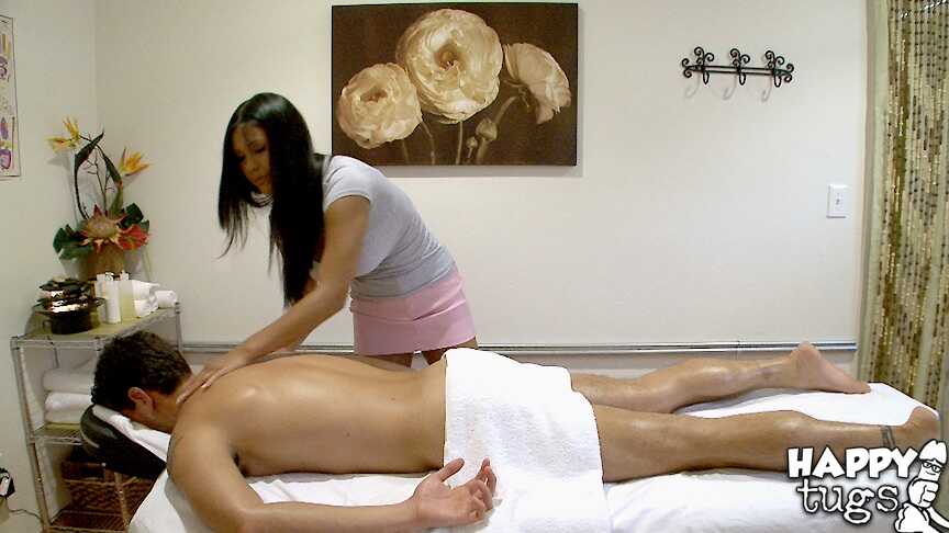 Busty Asian Allanah Delivers the Ultimate Handjob During a Sensual Massage - Allanah