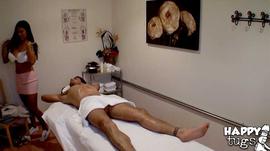 Busty Asian Allanah Delivers the Ultimate Handjob During a Sensual Massage - Allanah