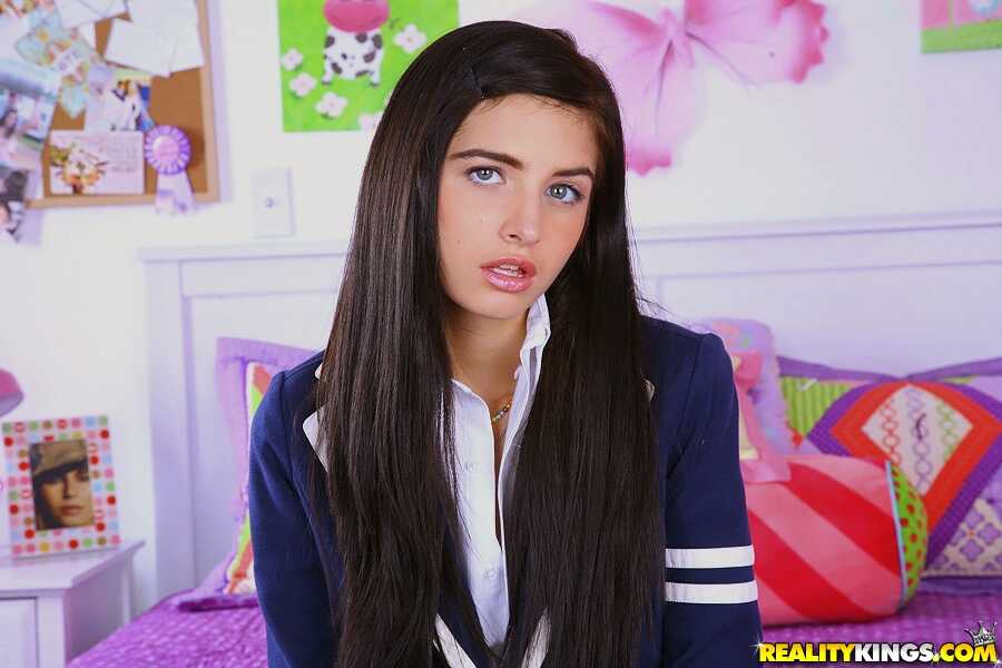 Zoe Rush Stripping Off School Uniform And Spreading Her Teen Legs For A Big Ass - Zoe Rush
