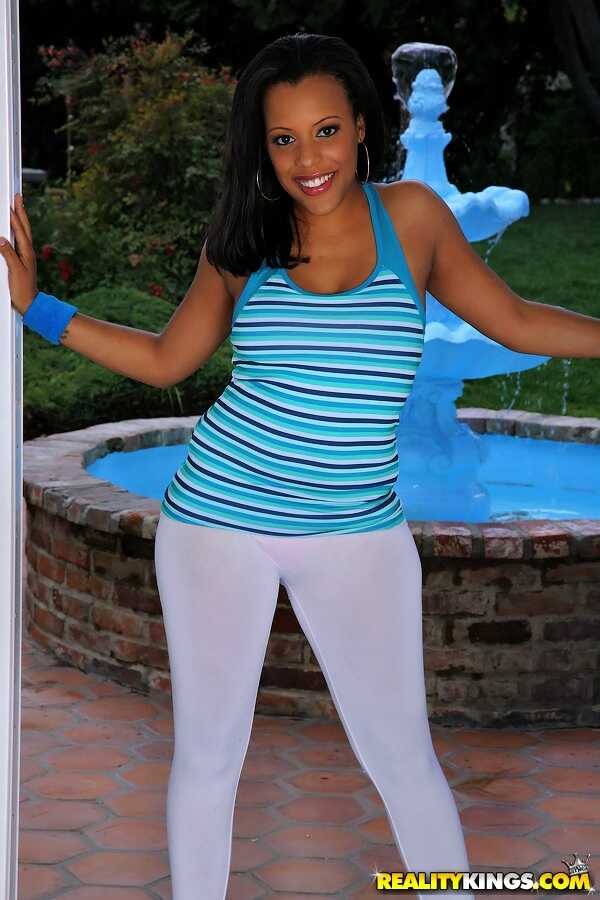Christina Copafeel's perfect natural tits and ebony ass on display for your pleasure! - Christina Copafeel