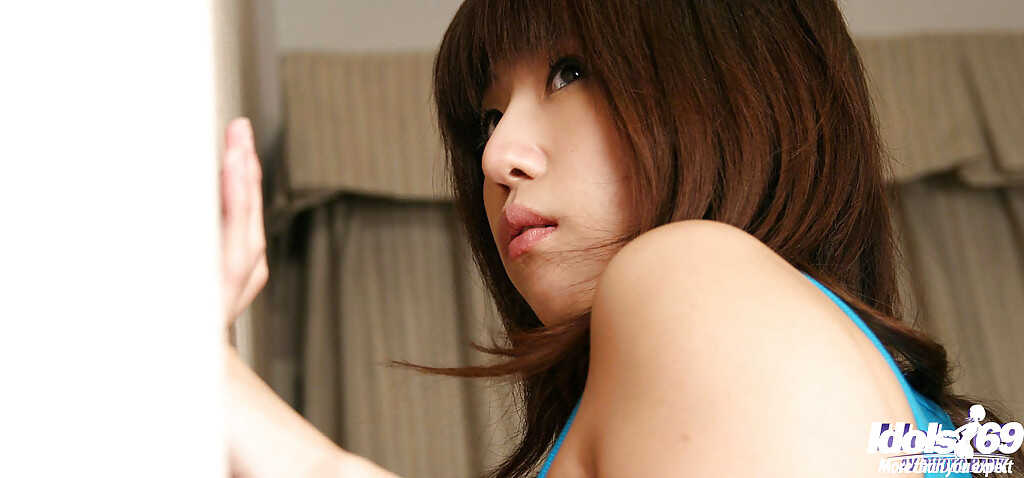 Japanese Blowjob: Naho Hazuki's Incredible Natural Tits and Juicy Cumshot! - Naho Hazuki