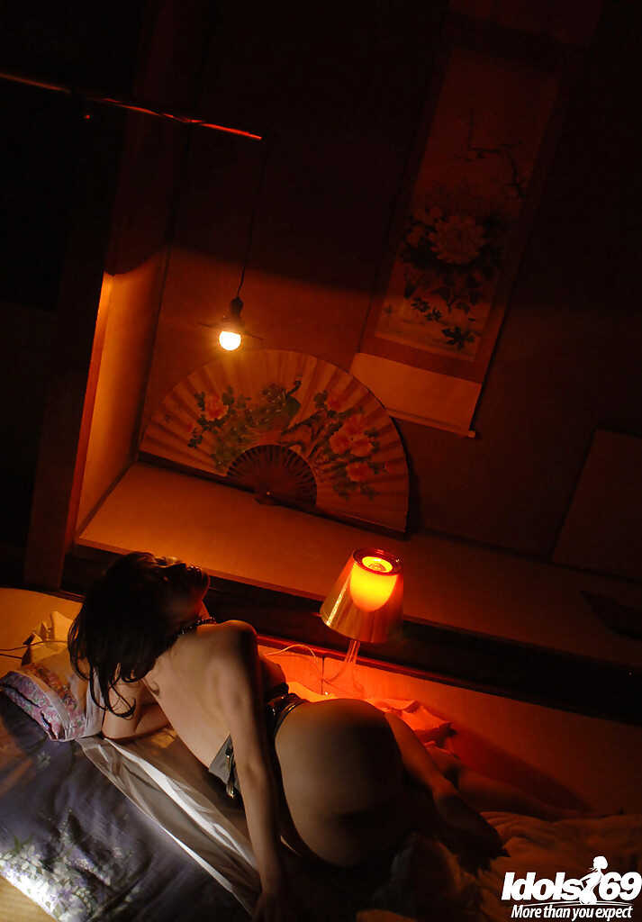 Tempting curves unleashed: Ai Takeuchi's seductive striptease and exposure of her perfect Asian body in lingerie - Ai...