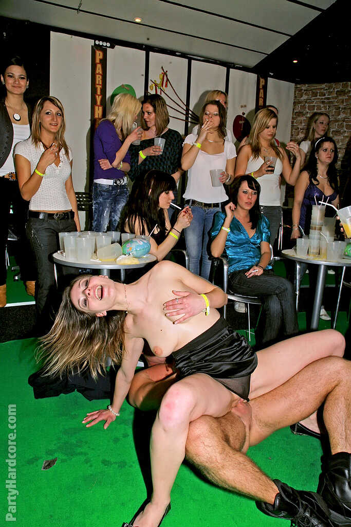 Busty blonde sluts suck hard dicks while their hot white boyfriends watch in envy - 
