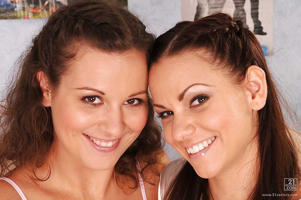 Granny Lesbians with Big Tits and Hairy Pussies Take on Lustful Teenagers in a Foursome! - Hadjara, Kathia Nobili