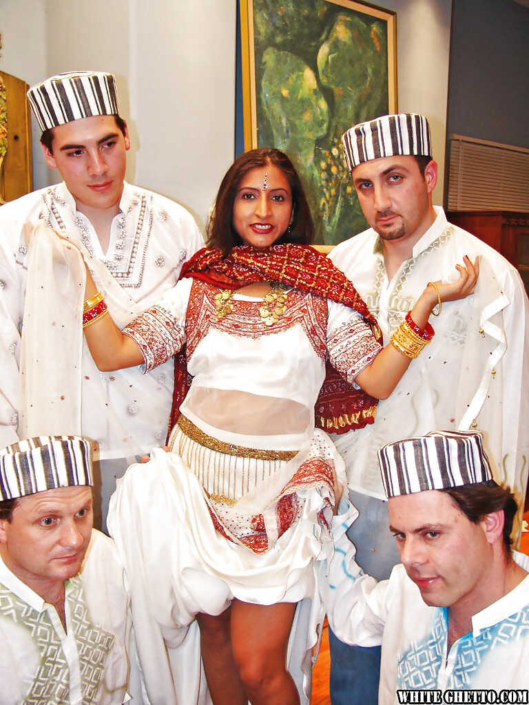 Desi Dirty Debauchery: A Hairy Indian MILF Gets Gangbanged by Four Well-Hung Guys in a Salacious Creampie Orgy - Latmi