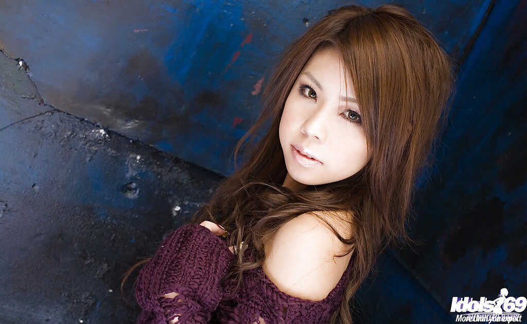 Seductive asian babe Haruka Sanada uncovering her gorgeous curves Exposing Her Hairy Asian Pussy - Haruka Sanada