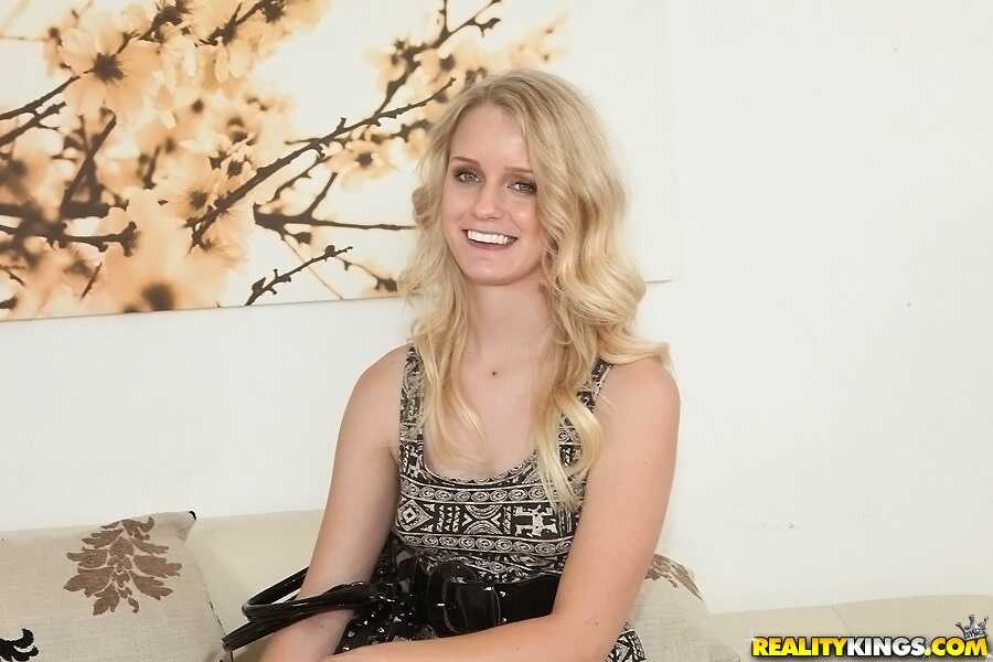 Hot Ass Blonde Megan Brown Reveals Her Pink Pussy In High Heels - Megan Brown