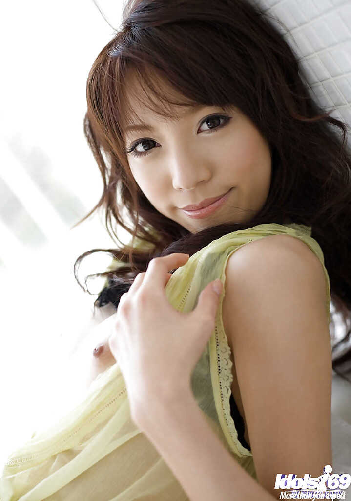 Exposing her sexy Asian body in sheer lingerie, Kanako Tsuchiyai strips down to reveal her big tits and juicy ass! - Kanak...