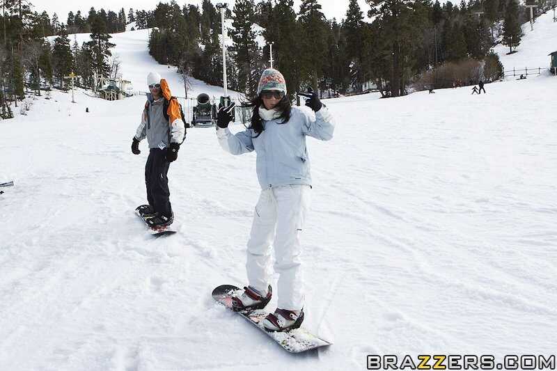 Jayden Jaymes' Monster Melons Bounce as She Gets Roughly Nailed on the Slopes! - Jayden Jaymes