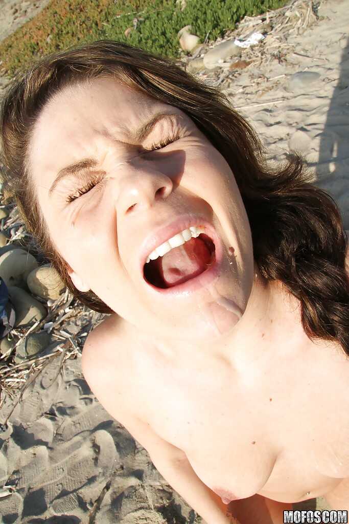 Frisky Audrina Ashley Gets Facialized on the Beach!  Amateur Audrina Ashley’s Steamy Beach Fuck  Outdoor Amateur Audrina Ashley Gets Filled with Cum