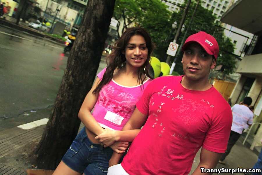 Sultry Latinx Shemale Suyane Dantas Assaulted by a Giant Cock in Her Tranny Hole - Suyane Dantas