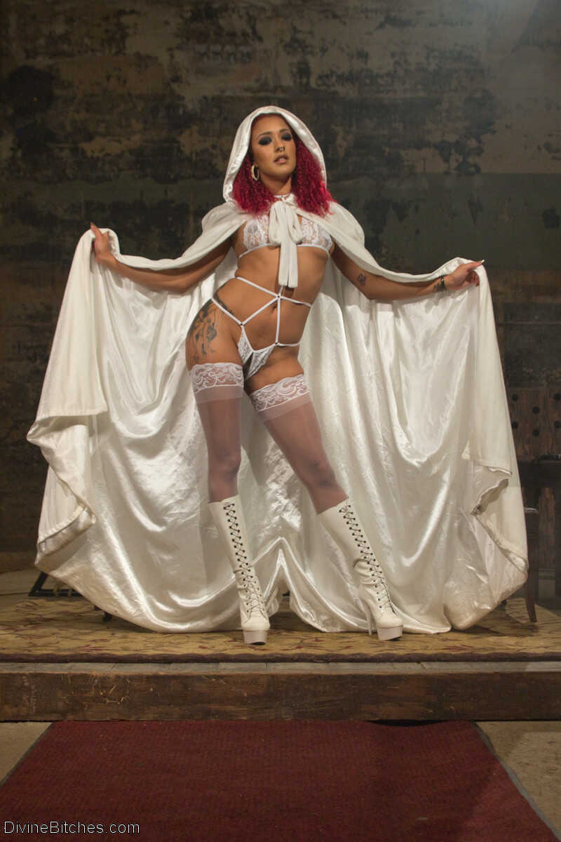 Ebony mistress Daisy Ducati & blonde femdom Mona Wales tease in BDSM lingerie: A Femdom Pegging Fantasy with Alejandro...