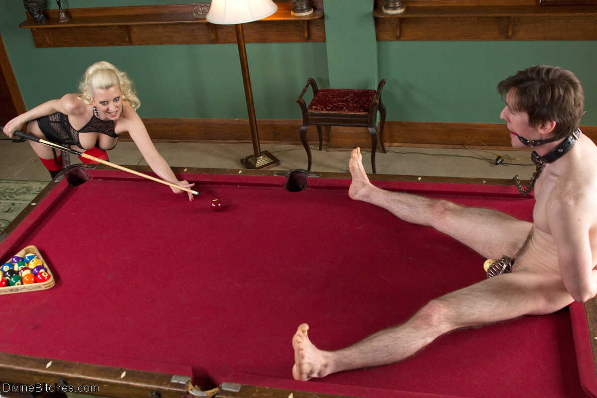 Smoking hot blonde Cherry Torn gets fucked with a mouth dildo by her sex slave  :  Blonde Bombshell Gets Double Fisted wit...