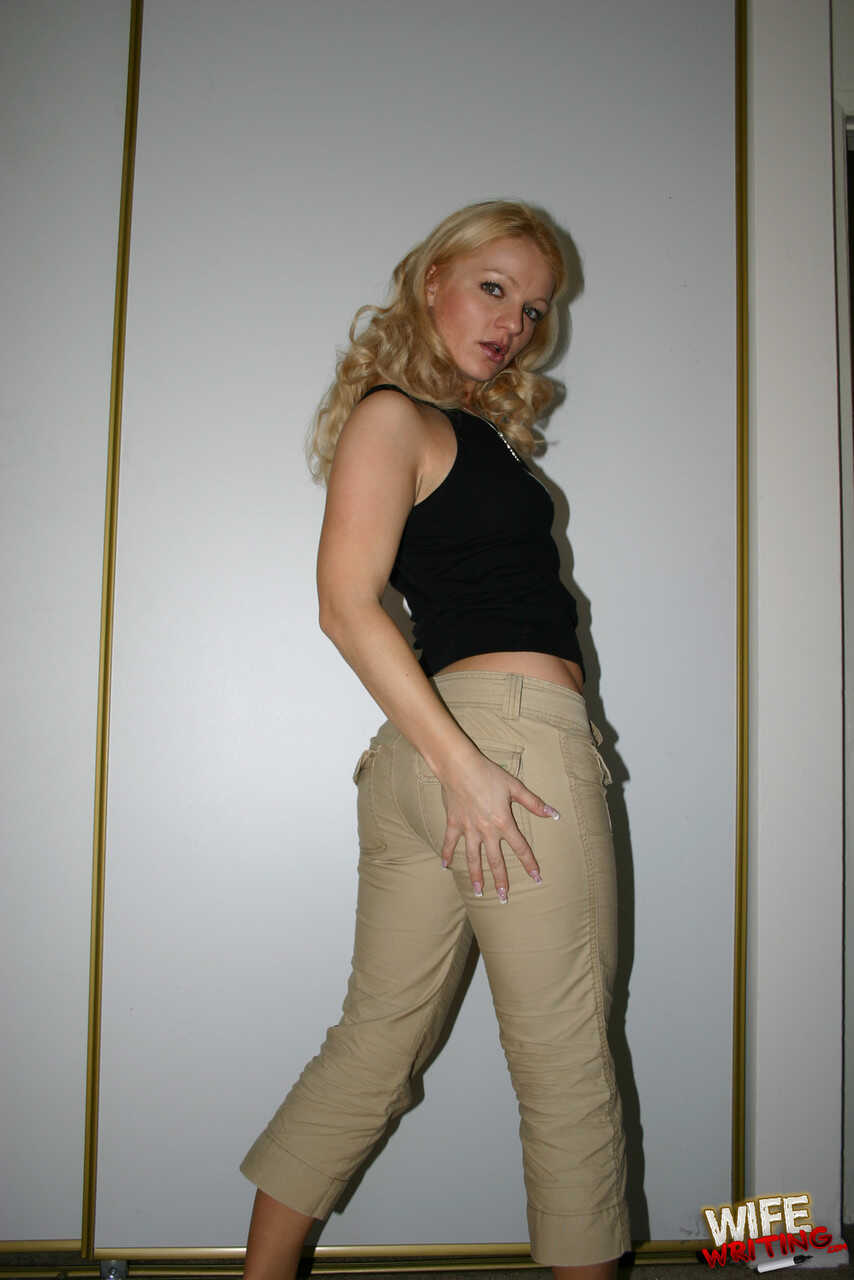 Blonde MILF Jessica Dee shows off her natural tits for the first time in years before getting fucked by a thick black cock...