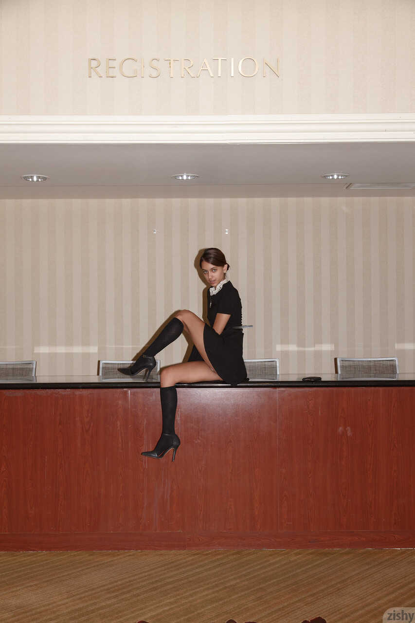 Slender teen Uma Jolie flashing her panties & pussy at the museum.Petite Teen, Skinny Brunette Teen, Petite Panties, T...