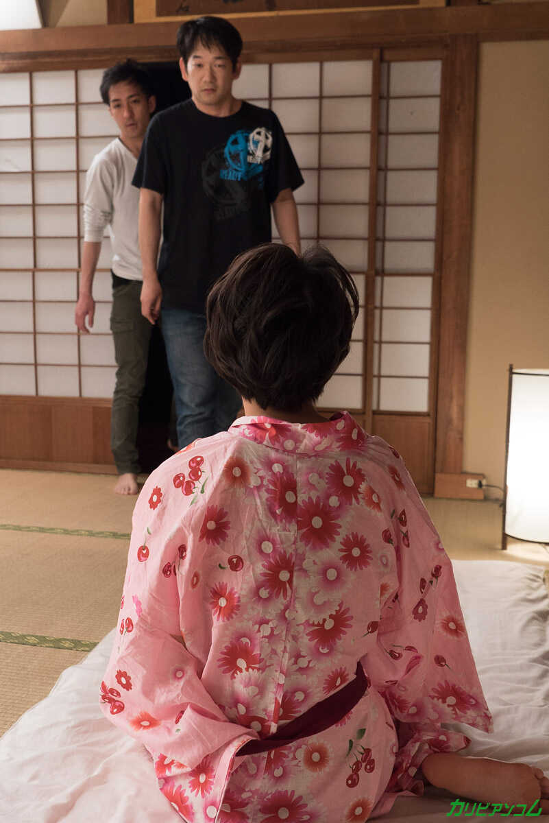 Mari Haneda's Asian Wife Cutie Gets Double-Penetrated By Two Stallions! - Mari Haneda