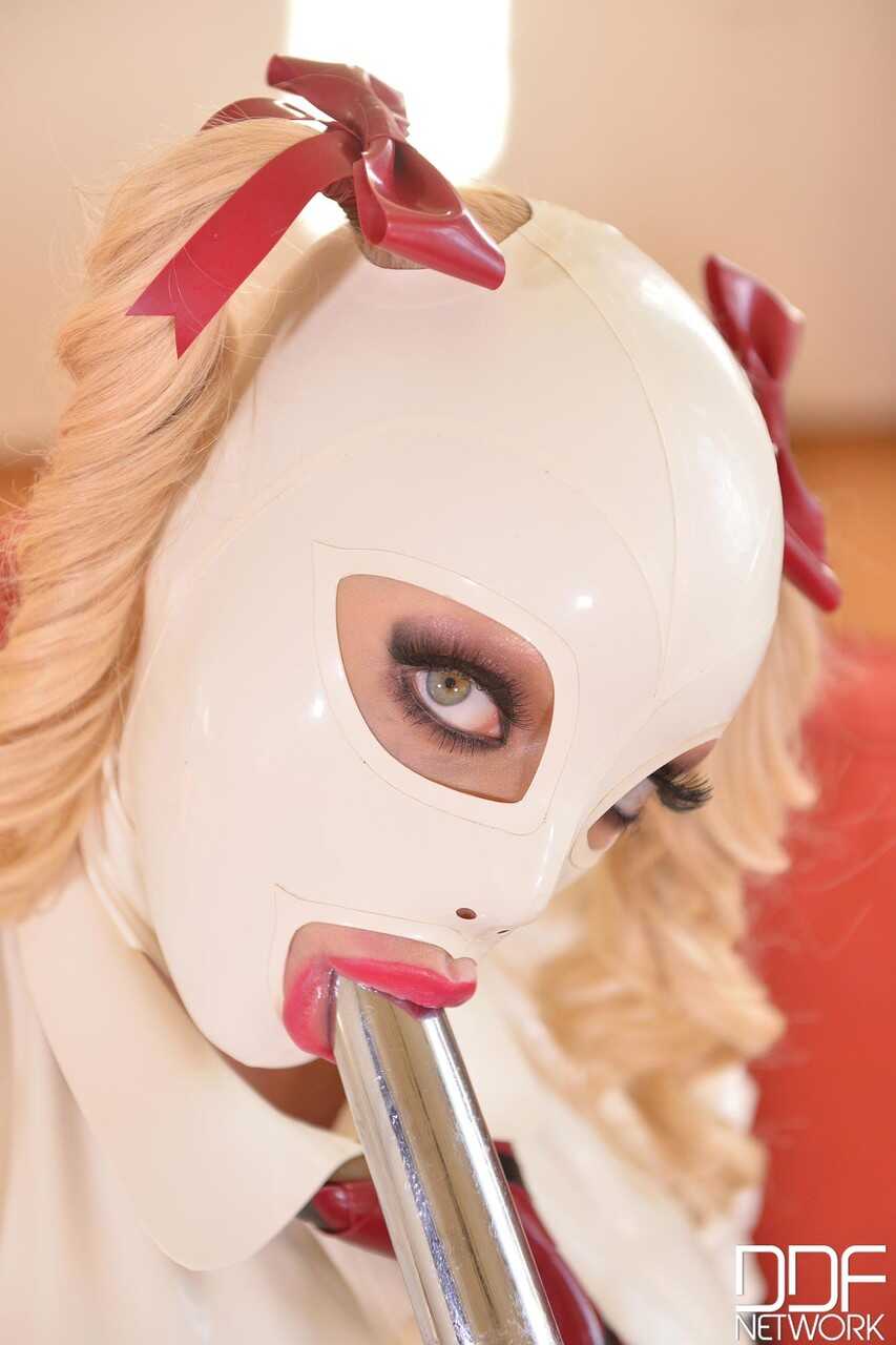 Latex Lucy's Sticky British Femdom Fetish Masturbating in her Exotic Latex Outfit - Latex Lucy
